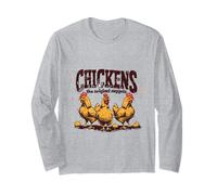 Chickens The Original Nuggets Funny Poultry Farm Humor Long Sleeve T-Shirt