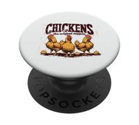 Chickens The Original Nuggets Funny Poultry Farm Humor PopSockets Adhesive PopGrip