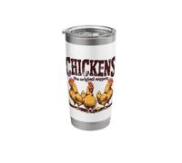 Chickens The Original Nuggets Funny Poultry Farm Humor Stainless Steel Insulated Tumbler