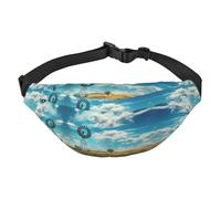 chickens Travel crossbody waist bag, suitable for sports, running, cycling, traveling, fishing boys large waist bag,