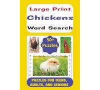 Chickens Word Search Book: Easy to Read Word Search Puzzle Book about Chickens, including Terms, Phrases, and Words | LARGE PRINT, 6x9 inches, 110 pages, 50+ Puzzles... Gift for Chicken Enthusiasts