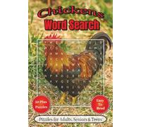 Chickens Word Search Puzzle Book: Engaging Word Hunts with Large Print | 6x9 inches, 110 pages | Over 50 Puzzles … Great Gift for Travel, Holidays, and Leisure Time