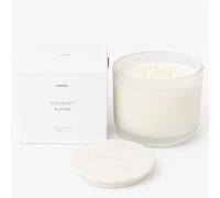 Chickidee Neutral Core Coconut Bloom Candle - Large Luxury Spring Candle, 3 Wick, Fruity Coconut & Vanilla Scented, Coconut Wax, Non-Toxic, Glass Vessel, Premium Design Candles