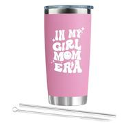 CHICKOR In My Girl Mom Era Tumbler With Straw - Mothers Day Gift, Girl Mama Coffee Cup For Mom of Girls, New Mom, Mommy,Pregnant Moms, Expecting Mom, Mom To Be - 20 Oz Girl Mom Travel Mug
