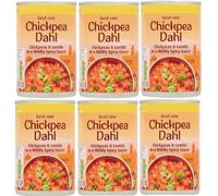 Chickpea Dahl, Chickpeas & Lentils in Mildly Spicy Sauce, 400g, Pack of 6