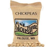 Chickpeas | 100% Desiccant Free | 5 lbs | Non-GMO | 100% Non-Irradiated | Kosher | Family Farmed | Burlap Bag | Garbanzo Beans