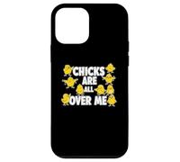 Chicks Are All Over Me Funny Sarcastic Easter Egg Hunt Joke Case for iPhone 12 mini