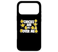 Chicks Are All Over Me Funny Sarcastic Easter Egg Hunt Joke Case for iPhone 17 Pro Max