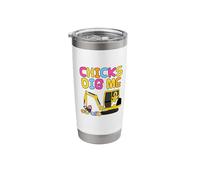Chicks Dig Me, Easter Digger Construction Worker Funny Stainless Steel Insulated Tumbler