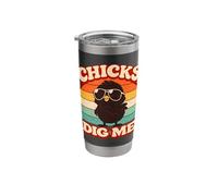 Chicks Dig Me Easter Toddler Boys Men Happy Easter Funny Stainless Steel Insulated Tumbler