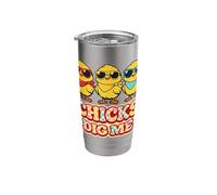 Chicks Dig Me Easter Toddler Boys Men Happy Easter Funny Stainless Steel Insulated Tumbler