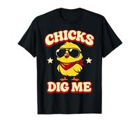 Chicks Dig Me Easter Toddler Boys Men Happy Easter Funny T-Shirt