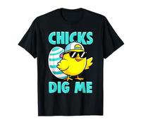 Chicks Dig Me Funny Easter Chick Sunglasses Baseball Cap T-Shirt
