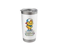 Chicks Dig Me Funny Easter Toddlers Boys Men Happy Easter Stainless Steel Insulated Tumbler