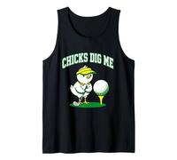 Chicks Dig Me Funny Golf Chick Golfer Humor Tank Top