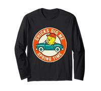 Chicks Dig Me Spring Time Funny Chick Driving Car Long Sleeve T-Shirt