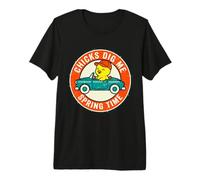 Chicks Dig Me Spring Time Funny Chick Driving Car Premium T-Shirt