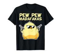Chicks Pew Pew Madafakas Vintage Retro Funny Chick T-Shirt
