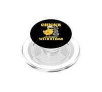 Chicks With Sticks - Golf Lover Golfer Golf Player PopSockets PopGrip for MagSafe