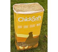 Chicksoft by Bedsoft Chicken Bedding 16KG - Premium Low Dust Wheat Straw for Poultry Coops & Brooders, Anti-Bacterial & Anti-Viral Treated with Insect Repellent Oils, Ideal for Chicks, Hens & Ducks