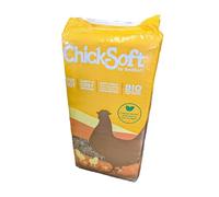 Chicksoft Mint by Bedsoft Chicken Bedding 16KG - Premium Low Dust Wheat Straw for Poultry Coops Brooders, Anti-Bacterial & Anti-Viral Treated with Insect & Rat Repellent Oils for Chicks, Hens & Ducks