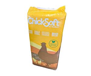 Chicksoft Mint by Bedsoft Chicken Bedding 16KG - Premium Low Dust Wheat Straw for Poultry Coops Brooders, Anti-Bacterial & Anti-Viral Treated with Insect & Rat Repellent Oils for Chicks, Hens & Ducks