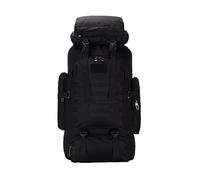 Chickwin 75L Ultra Lightweight Hiking Backpack, Foldable Multi-functional Casual Rucksack Travel Daypack Bag for Unisex Outdoor Sport Camping Mountaineering Walking Climbing (70x37x17cm,Black)