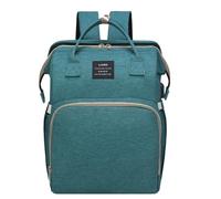 Chickwin Baby Changing Bags, Large Nappy Changing Backpacks Multi-Function Baby Changing Rucksack with Portable Changing Mat Baby Travel Bag for Mum and Dad (31x22x41cm,Green)