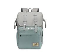 Chickwin Baby Changing Bags, Solid Color Large Nappy Changing Backpacks Multi-Function Baby Changing Rucksack with Portable Changing Mat Baby Travel Bag for Nanny and Mum (Green)