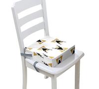 Chickwin Booster Seats for 4-12 Years Boy and Girls, Toddler Booster Seat for Dining Chair Kids Travel Increasing Cushion Child Chairs Pad Dismountable Portable (Geometry 8,40 * 40 * 10cm)