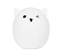 Chickwin Cute LED Children Night Light, Portable Kids Silicone Lamp Baby Suckle Color Dual Modes USB Rechargeable Lighting Sensitive Tap Control For Baby Adults Bedroom Soft Touch Safe For Kids (C)