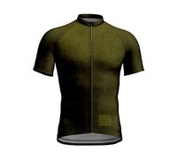 Chickwin Cycling Jerseys for Men Summer Breathable Short Sleeve Men's Mountain Biking Jersey, Comfortable Bike Shirt Jacket Mesh Quick Dry, MTB Road Cycle Bicycle T-Shirt Top Military Green
