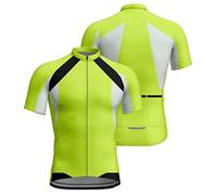 Chickwin Cycling Tops for Men Short Sleeve, Summer Men's Cycling Jerseys Mountain Biking Jersey, Mesh Quick Dry Breathable Bike Shirt, MTB Road Cycle Bicycle T-Shirt Top Green
