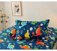 Chickwin Dinosaur Pillowcases, Cute Cartoon Pillowcases 50x75cm, Brushed Microfiber