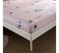 Chickwin Fitted Sheets Bedding Sheets with Deep Pocket 30cm for Single Double King Bed - Microfibre Soft Shrinkage Fade Resistant Easy Care (Potted plants,150x200+25cm)