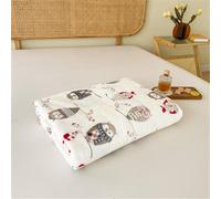 Chickwin Flannel Fleece Throw Blanket, Fluffy Blankets Large Thick Warm Throw Blanket Winter Blanket Sofa Throws Durable Soft Cozy Bedspread for Single Double King Bed (Cartoon Owl,120x200cm)