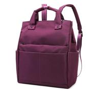 Chickwin Multifunction Baby Nappy Changing Backpack Large Capacity Diaper Bag with Bottle Insulated Bags, Machine Washable, Mom Dad Diaper Bag Tote Durable Travel Backpacks (37x36x15cm,Fuchsia)