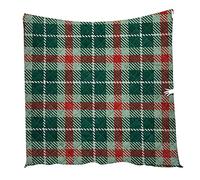 Chickwin Plaid Quilted Bedspread Single Double King Size, Checkered Print Coverlets Lightweight Microfiber Comforter Easy Care Sofa Blanket Throw for All Season (200x230cm,Retro green)