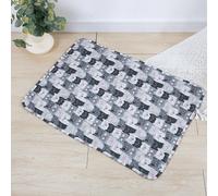 Chickwin Reusable Puppy Pads, Cartoon Absorbent Puppy Training Pads Washable Dog Training Pads, Non-Slip Large Pee Pads Dogs for Playpen, Potty, Crate, Bed (90x70cm(2Pack),Gray Cat)