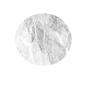 Chickwin Round Fitted Tablecloth Waterproof Dust-Proof Wipe Clean 3d Stone Pattern Decoration Table Cover Elastic Edged, Table Protector for Kitchen Patio Dining Room (Gray white marble,100cm)