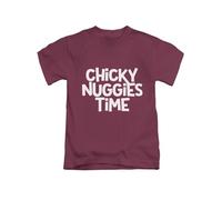 Chicky nuggies time Food Joke Meme Novelty Nuggets Tee T-Shirt Funny Unisex T Shirt Top Maroon