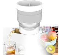 Chiclify Eiskugel - 6,3 cm, langsam schmelzende runde Eiswürfelform, Chiclify Eiskugelform, für selbstgemachte frische Säfte, EIS am Stiel, gefrorene Soßen, Kaffee, Whisky, Cocktails (1PCS 1)
