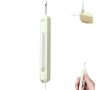 Chiclify Needle Threader, Automatic Needle Threaders for Hand Sewing, Quick Sewing Machine Loop Needle Threaders, Stretchable Remover Needle Threading Tool (Green)