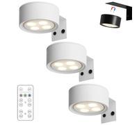 Chiclify Picture Lights, Chiclify Art Lights, Topveden Picture Light, 2/4/6/10/12 Pack LED Battery Operated Magnetic Painting Light for Wall with 13 Lighting Modes, 3 Color Temps (White, 3 Pack)