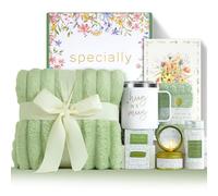 CHICNOOK Birthday Gifts for Women, Self Care Gifts Get Well Gifts, Unique Relaxing Spa Gift Baskets Set with Blanket, for Women, Mom, Wife, Girlfriend, Sister, Friend, Grandma