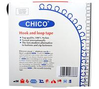 Chico Chico-10m x 20mm Hook and loop Sew and Stick Black, Synthetic Material, 24 x 24 x 3 cm