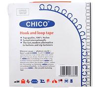 Chico Chico-10m x 20mm Hook and loop Sew White, Synthetic Material, 24 x 24 x 3 cm