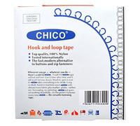 Chico Chico-10m x 20mm Hook and loop Stick Black, Synthetic Material, 24 x 24 x 3 cm