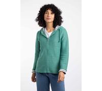 Chicoa Full Zip Macaroni Hoodie Weird Fish Bottle Green 18