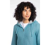 Chicoa Full Zip Macaroni Hoodie Weird Fish Mid Blue 18